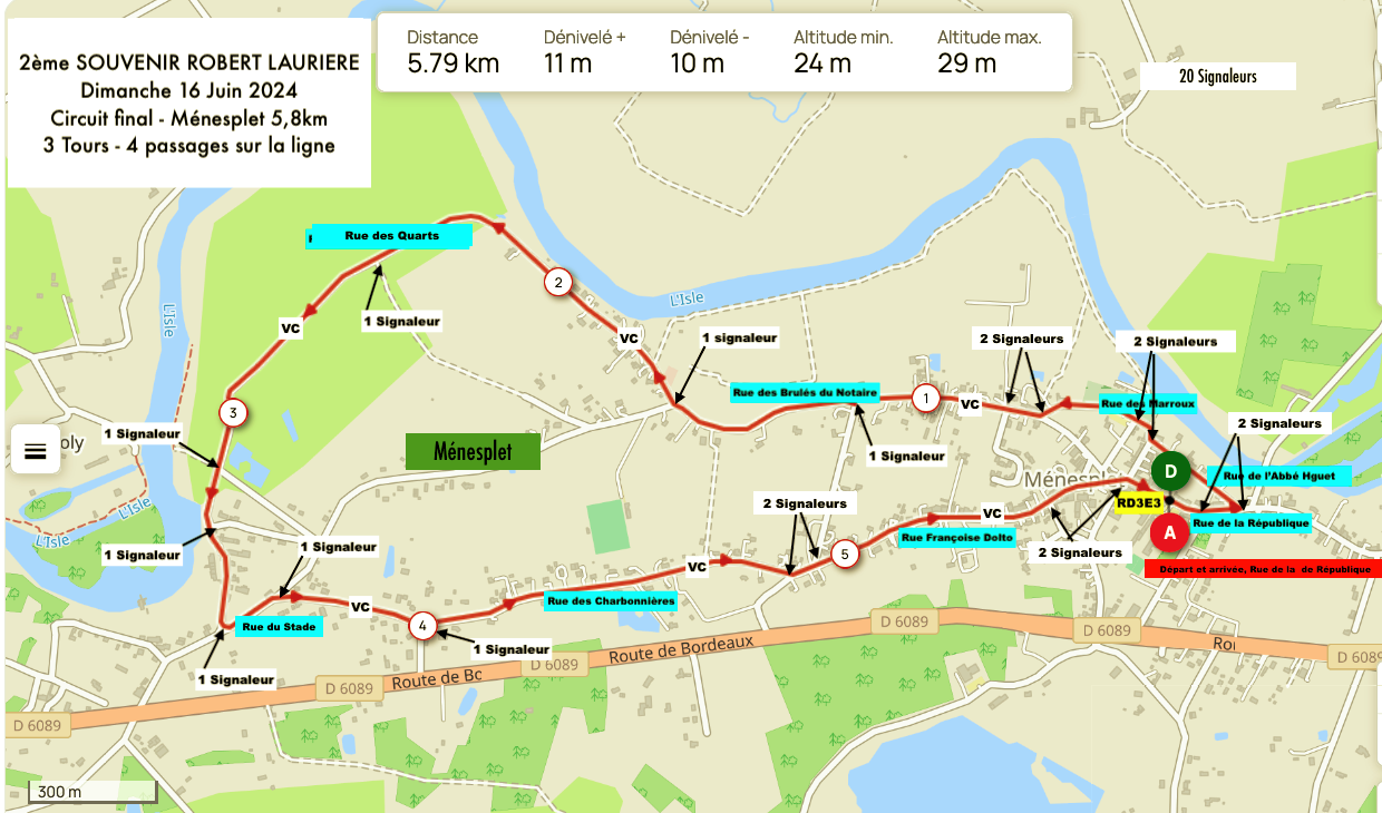 Menesplet menesplet circuit 5 8km